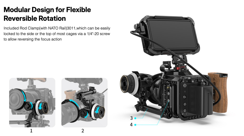 SmallRig 3010C mini Follow Focus F40 ประกันศูนย์ไทย | Shopee Thailand