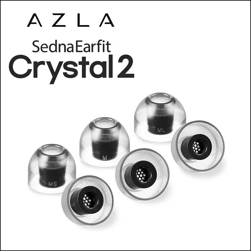 AZLA SednaEarfit คริสตัล 2 รุ่นซิลิโคนเหลวปลั๊กอุดหู Anti Slip ที่ครอบ ...