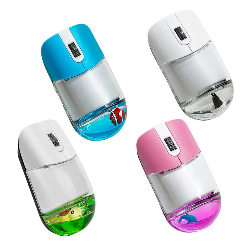 เมาส์ไร้สาย 2.4Ghz Ergonomics เงียบ USB Optical gaming เม้าส์น่ารักสี ...
