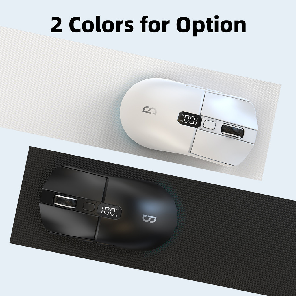 GOOJODOQ Lightweight Dual-mode Rechargeable Mouse 4 levels DIP ...