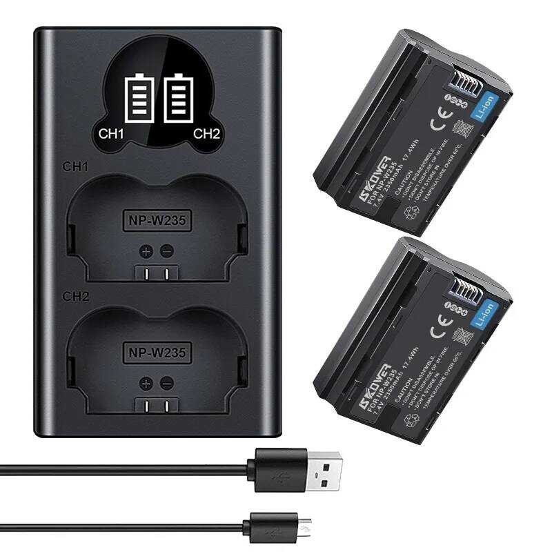 Np-w126s Batterie NP-W235 IPrize 2600mAh - Pour Fujifilm X-T4, X-T5, X-H2 Et Autres Batterie Fujifilm