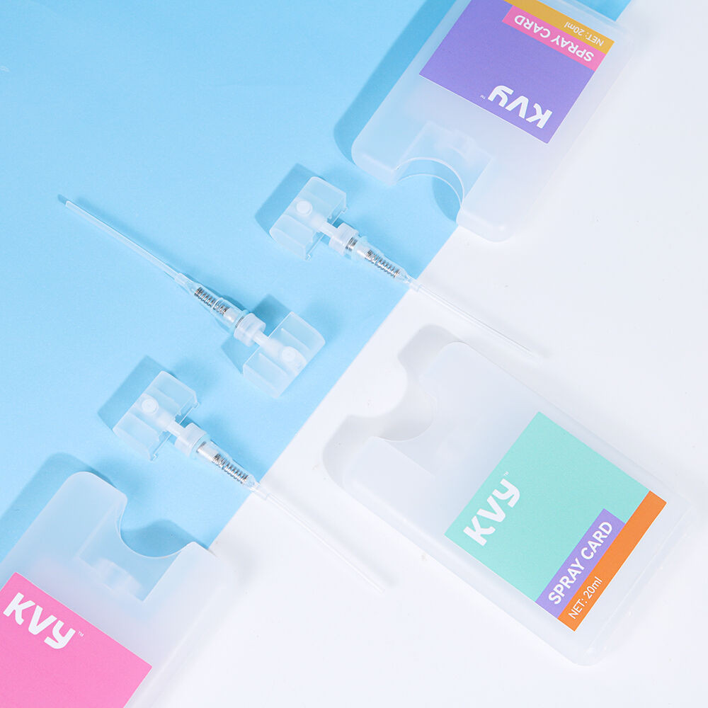 KVY Spray Card 20ml เควีวาย สเปรย์การ์ด สำหรับบรรจุของเหลวปริมาณ 20 มล. ...