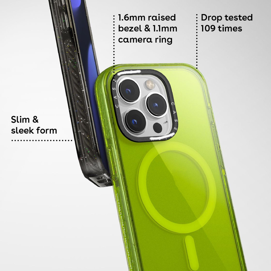 CASECASE X CARN Label Matte Black Matte สีม่วง RosePink Impact แม่เหล็ก ...