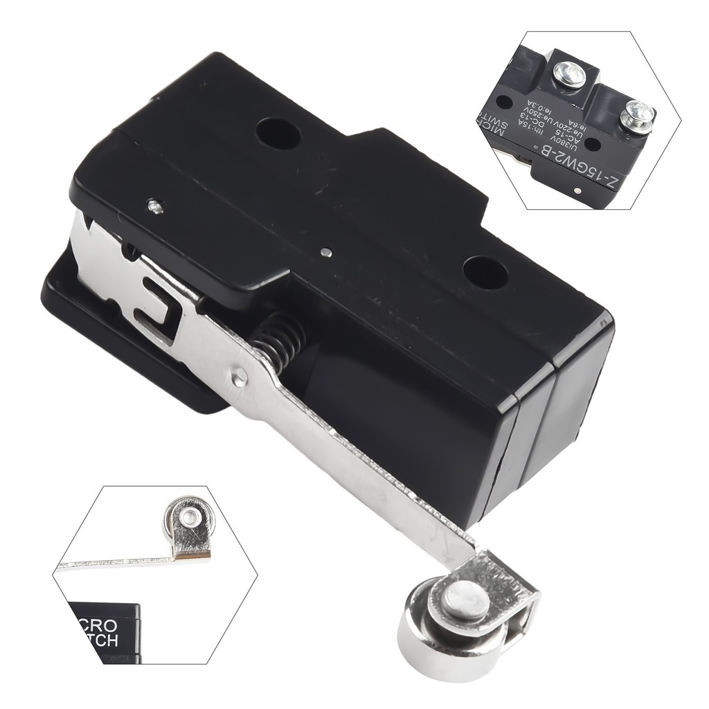 Z-15GW2-B ลิมิตสวิตช์ Micro Switch SPDT Momentary Roller Lever Limit ...