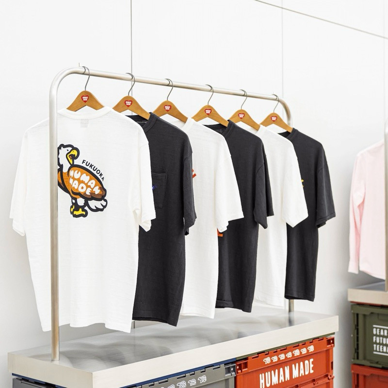 ♞แท้ 100% HUMAN MADE POCKET T-SHIRT FUKUOKA พร้อมจัดส่ง RDH