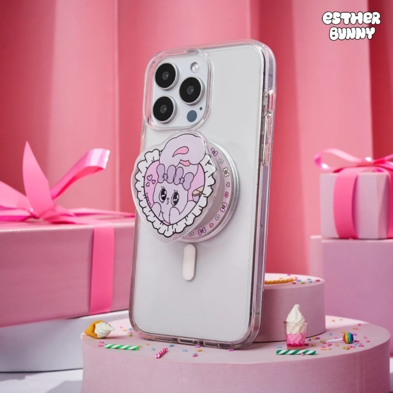 น่ารัก Esther Bunny Popsocket Magsafe ที่วางโทรศัพท์แม่เหล็กสําหรับ ...