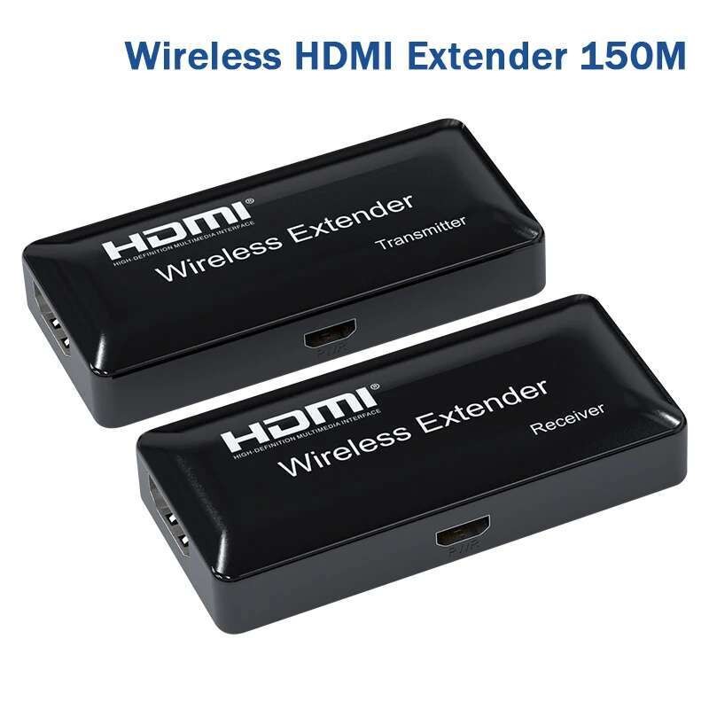 150M HDMI Wireless Extender 1080P WiFi HDMI Extender Video Transceiver ...