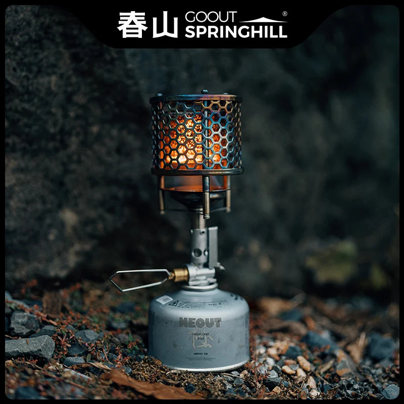 Goout Springhill Mini เตาแก๊สความร้อนสแตนเลสฝาครอบความร้อนทนต่อการสึก ...