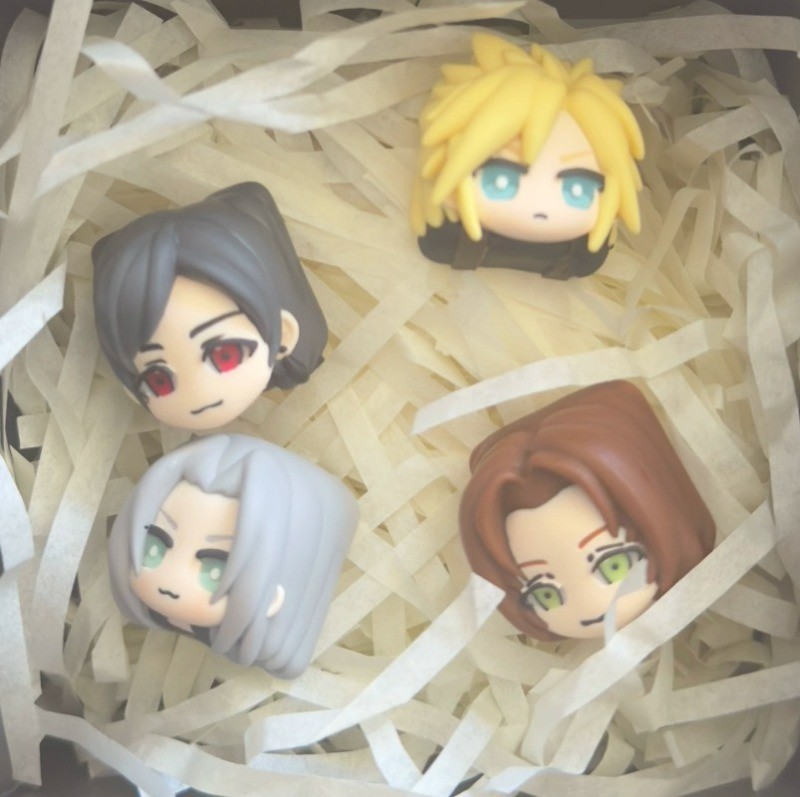 Final Fantasy VII Keycap น่ารักการ์ตูนสร้างสรรค์ MX Switch คีย์บอร์ดแบบ ...