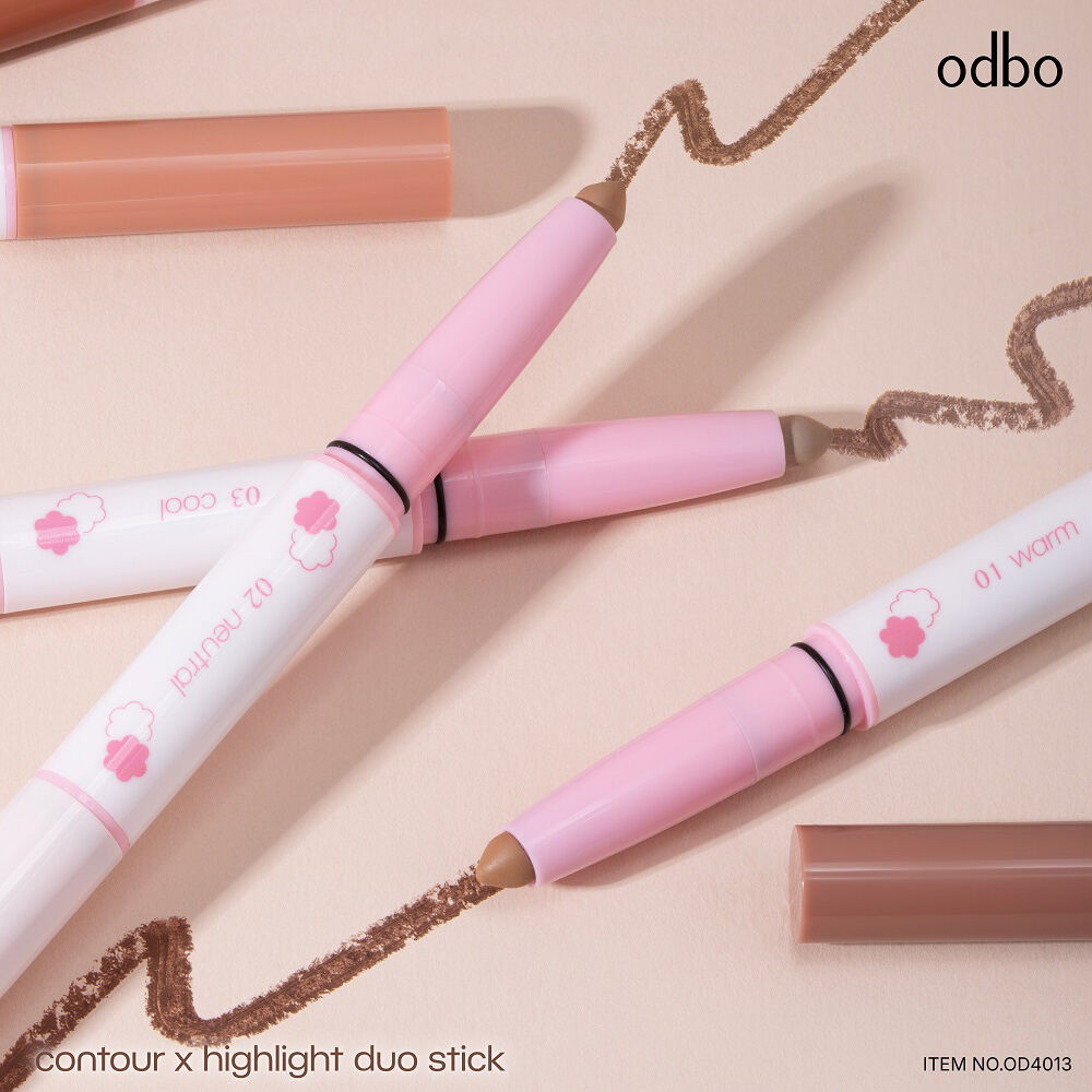 ODBO Contour x Highlight Duo Stick 2.4g โอดีบีโอ คอนทัวร์และไฮไลท์แบบ ...