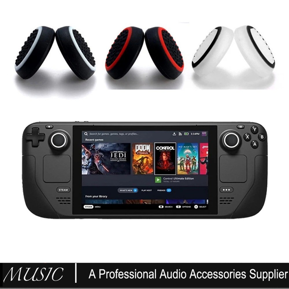 สําหรับ ASUS ROG Ally Thumb Grip Caps, ฝาครอบจอยสติ๊กซิลิโคนอ่อนนุ่ม ...
