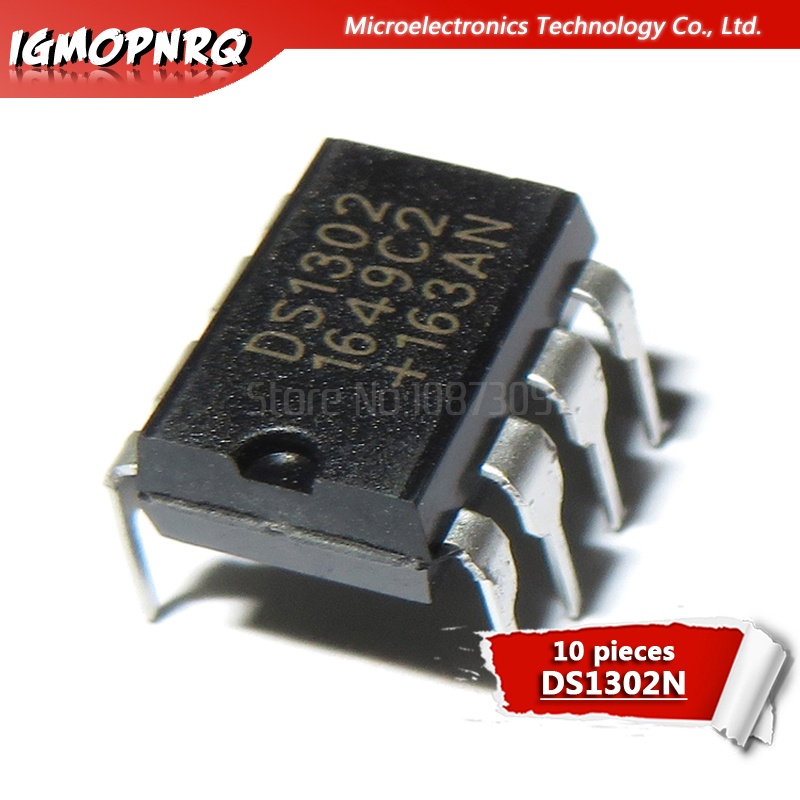 ใหม่ ของแท้ ชิพเวลาเก็บประจุ DS1302N DS1307N DS1302 DS1307 DIP 10 ชิ้น ...