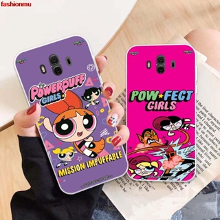 เคสซิลิโคนนิ่ม TPU แบบ 05 สําหรับ Huawei Mate 7 8 9 10 20 P8 P9 P10 P20 Lite Plus Pro powerpuff girls