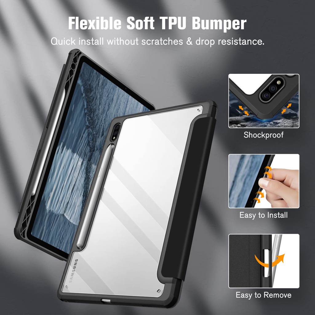 เคสใส-พร้อมช่องใส่ดินสอ-สําหรับ-samsung-galaxy-tab-s8-s9-ultra-case-14-6-นิ้ว-sm-x900-x906-x910-x916b-tab-s9-s8-s7-fe-12-4-นิ้ว-2023-2023