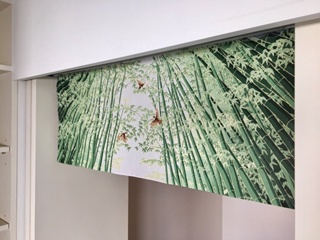 ผ้าม่านไม้ไผ่ แฮนด์เมด รูปนก สไตล์ญี่ปุ่น สําหรับตกแต่งบ้าน