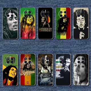 เคสป้องกันโทรศัพท์มือถือ แบบนิ่ม ลาย reggae bob marley สําหรับ Huawei Mate 50 Pro MT25