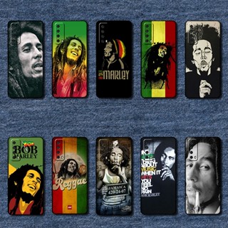 เคสป้องกันโทรศัพท์มือถือ แบบนิ่ม ลาย MT25 reggae bob marley สําหรับ Huawei Y7A P smart 2021