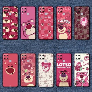 เคสโทรศัพท์มือถือแบบนิ่ม ลายหมีสตรอเบอร์รี่ สําหรับ Realme C15 MT26