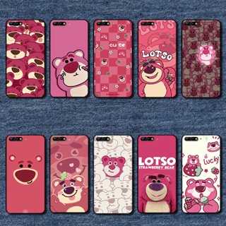 เคสโทรศัพท์มือถือแบบนิ่ม ลายหมีสตรอเบอร์รี่ สําหรับ Huawei Y6 Prime 2018 MT26