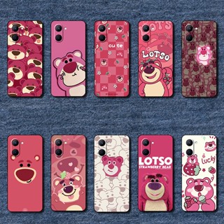 เคสโทรศัพท์มือถือแบบนิ่ม ลายหมีสตรอเบอร์รี่ สําหรับ Realme C33 MT26