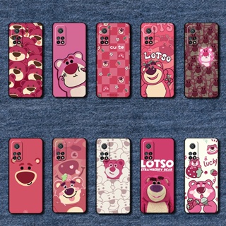 เคสโทรศัพท์มือถือแบบนิ่ม ลายหมีสตรอเบอร์รี่ สําหรับ Xiaomi Mi 10T Pro MT26