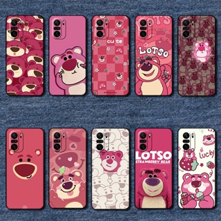 เคสโทรศัพท์มือถือแบบนิ่ม ลายหมีสตรอเบอร์รี่ สําหรับ Xiaomi 11X Poco F3 MT26