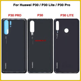 Cath- ฝาครอบแบตเตอรี่ด้านหลัง พร้อมสติกเกอร์กาว สําหรับ Huawei P30 P30 Lite P30 Pro