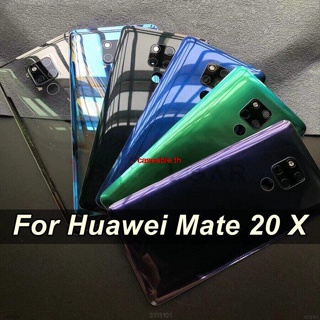 Cath- เคสกระจกด้านหลัง พร้อมเลนส์กล้อง และสติกเกอร์ สําหรับ Huawei Mate 20X