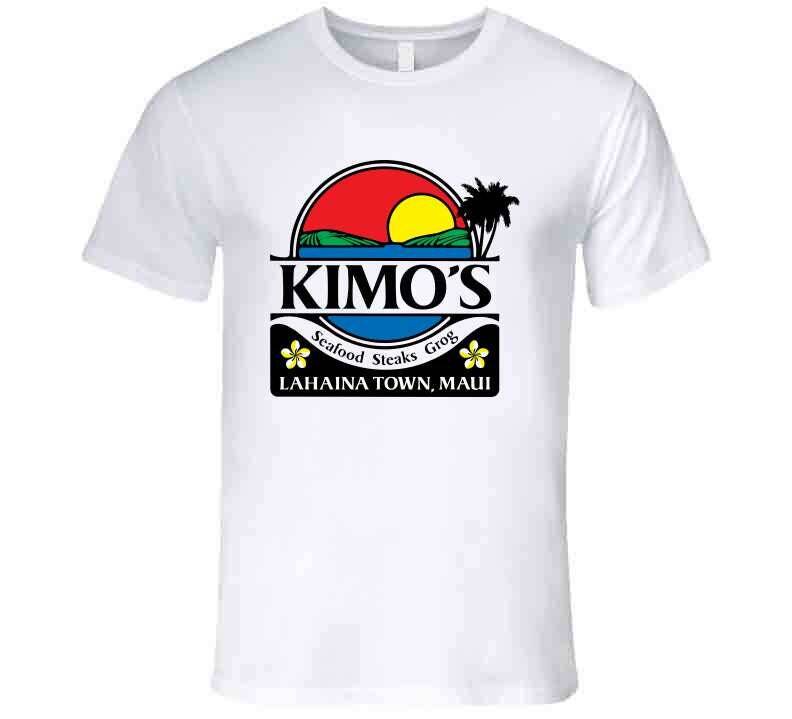 เสื้อยืด-ลาย-kimos-maui-hawaii-สําหรับร้านอาหาร