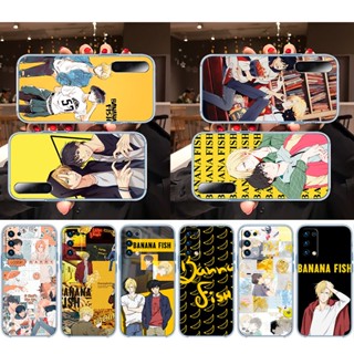 เคสโทรศัพท์มือถือ แบบใส ลายกล้วย ปลา สําหรับ Vivo Y35 Y22s Y16 Y02S Y02 MJ4