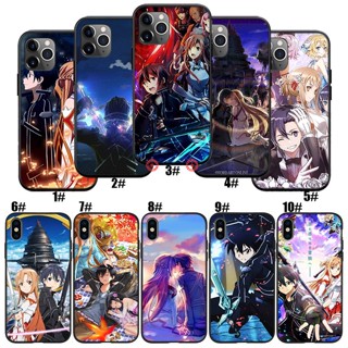 Bo59 เคสโทรศัพท์ซิลิโคน แบบนิ่ม ลาย Sword Art Online สําหรับ iPhone 14 Plus Pro Max