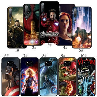 เคสซิลิโคนนิ่ม ลายฮีโร่ The Avengers Marvel BO60 สําหรับ Xiaomi Poco 11i X3 NFC F2Pro M3 Mi Note 10 PocoPhone F1