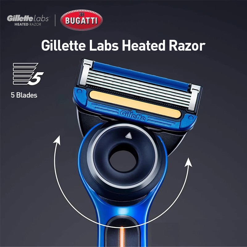 Gillette Labs Heated Razor Bugatti Limited Edition เครื่องมือโกนหนวดมีด ...