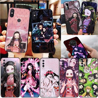 เคสโทรศัพท์ซิลิโคน TPU แบบนิ่ม ลาย FM96 Demon Slayer Kamado Nezuko สําหรับ Xiaomi Poco M6 Pro Redmi 12 5G Note 12T Pro 12R