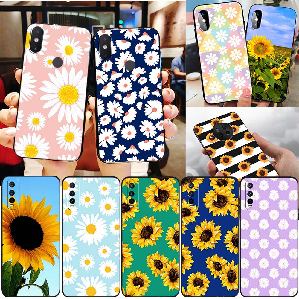 เคสโทรศัพท์มือถือ-ซิลิโคนนิ่ม-tpu-ลายดอกทานตะวัน-ดอกเดซี่น้อย-fm77-สําหรับ-xiaomi-poco-m6-pro-redmi-12-5g-note-12t-pro-12r
