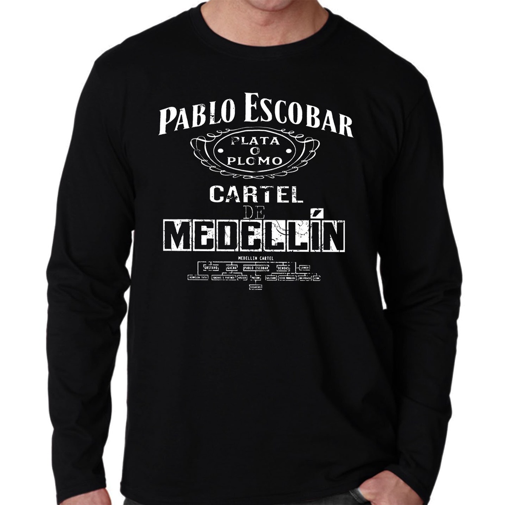 เสื้อยืดแขนสั้น-พิมพ์ลาย-pablo-escobar-cartel-de-medellin-fans-สําหรับผู้ชาย