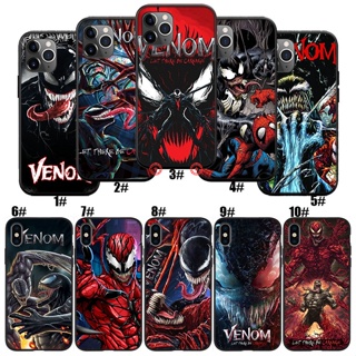 เคสซิลิโคนนิ่ม ลาย Marvel Venom Let Have Be Carnage BO43 สําหรับ iPhone 14 Plus Pro Max