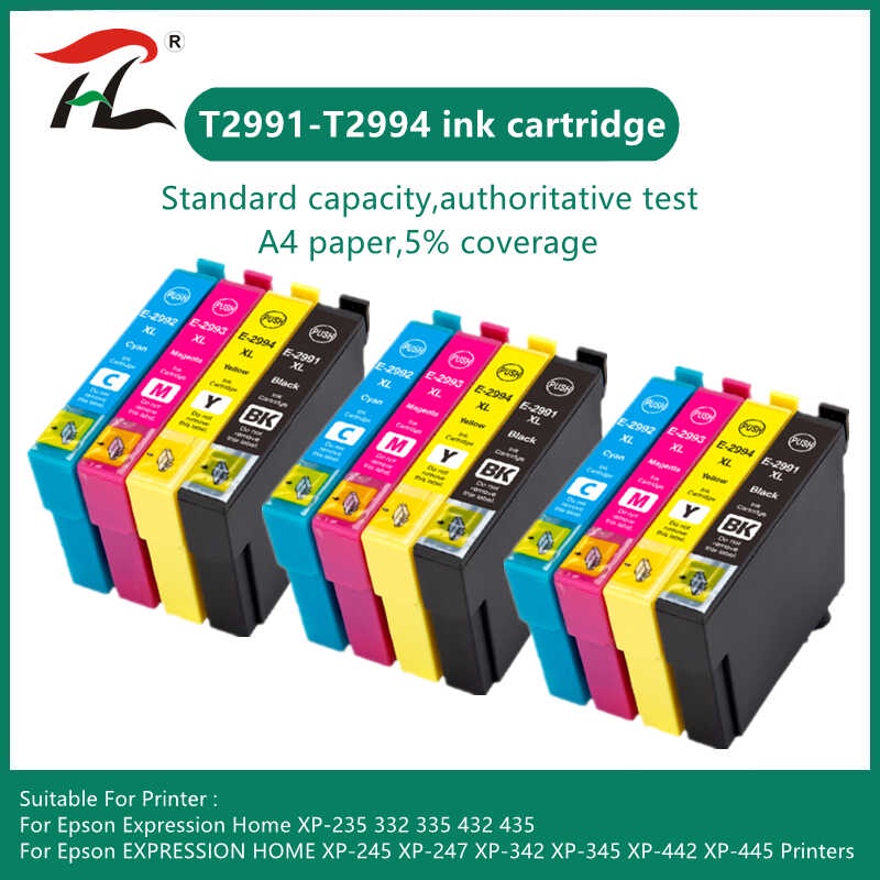 รองรับตลับหมึก 29XL T2991 สำหรับเครื่องพิมพ์ EPSON XP-255 XP-257 XP-352 ...