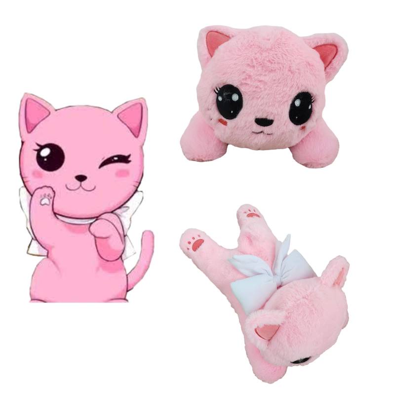 ตุ๊กตายัดนุ่น รูปการ์ตูนอนิเมะแมว Miss Misa สีชมพู ขนาด 36 ซม. Shopee Thailand