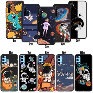 เคสซิลิโคนนิ่ม ลายนักบินอวกาศ ดวงจันทร์ BO54 สําหรับ OPPO A52 A72 A91 A92 A93 F15