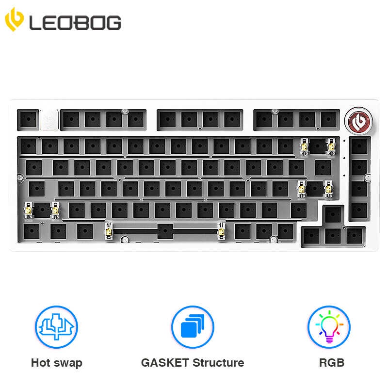 LEOBOG Hi75 81ปุ่มปรับแต่งได้ด้วยความร้อนสามารถถอดเปลี่ย | Shopee Thailand