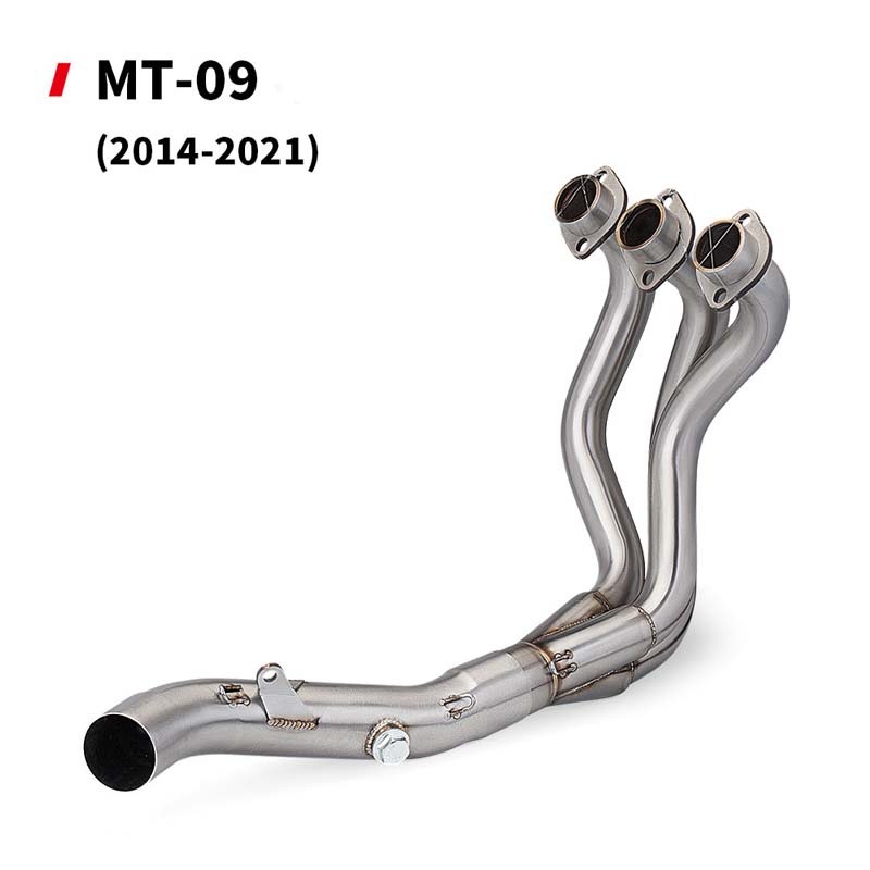 Header ท่อสําหรับ MT09 2014-2015 รถจักรยานยนต์ไอเสียระบบ Moification ...