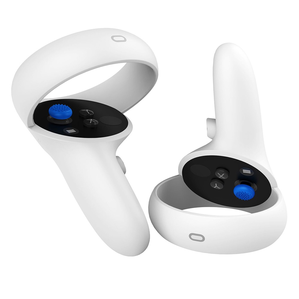 ฝาครอบปุ่มกดจอยสติ๊ก VR แบบซิลิโคน สําหรับ Meta Quest 2 3 Pico 4 VR ...