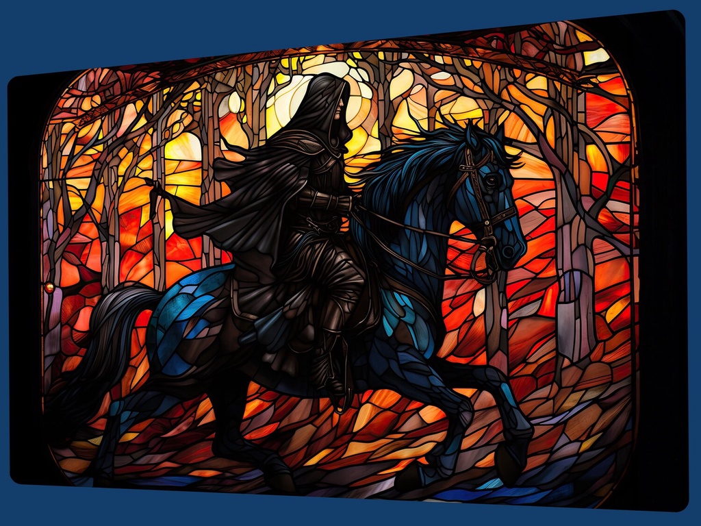 Mtg Playmat: the First of Nine Black Riders - แผ่นรองเล่นการ์ดเกม 24 ...