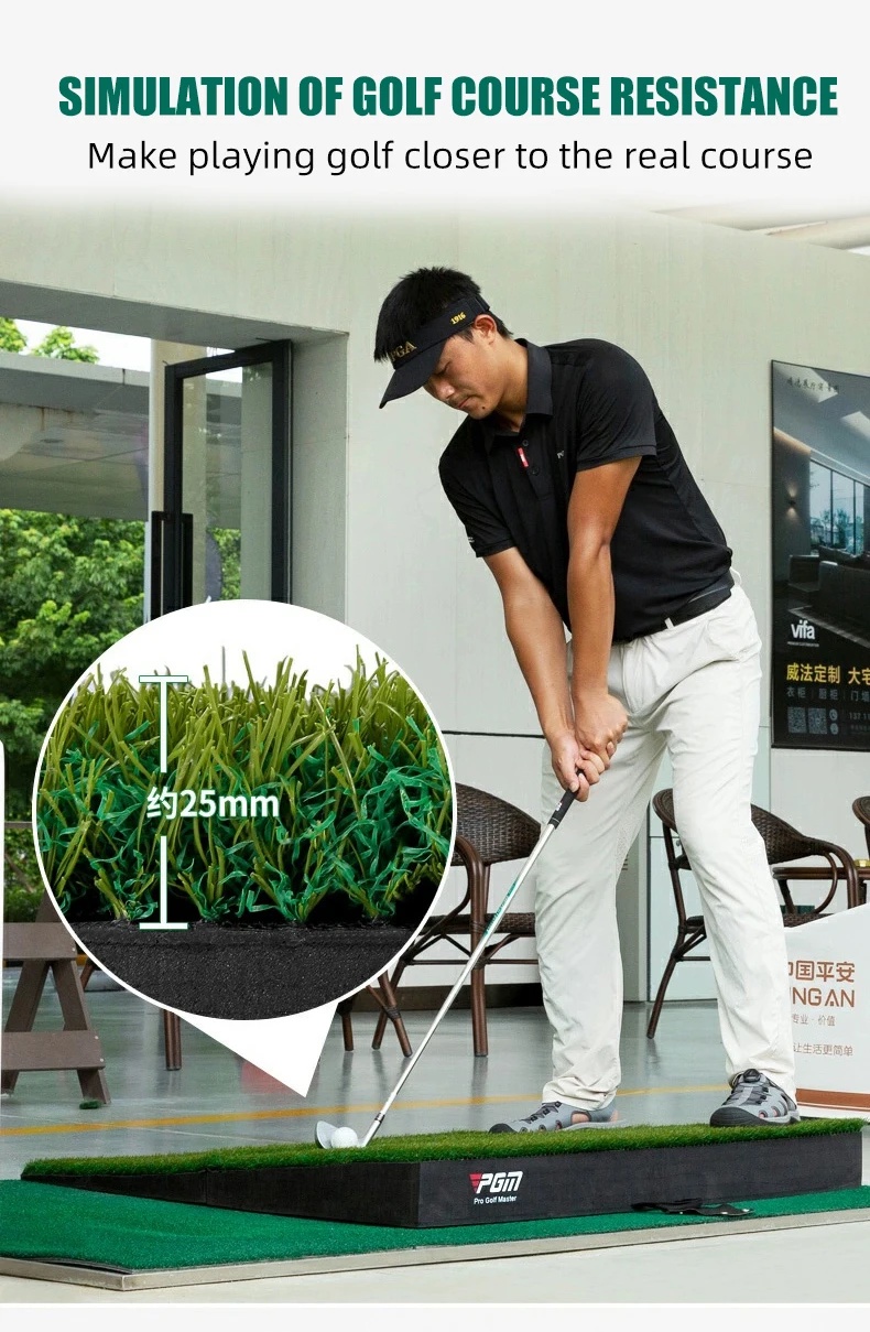 Pgm DJD041 Golf Slope Strike Pad พับ Swing Pracitioner สูงและ Low Slope ...