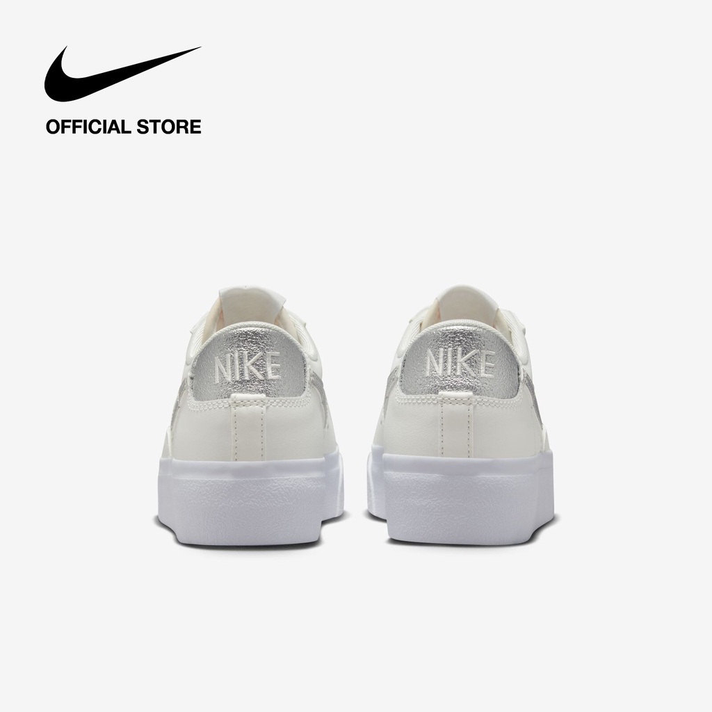 Nike Women's Blazer Low Platform Essential Shoes Summit White
