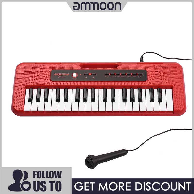 [Ammoon]Bigfun 37 Key Electronic Piano / Keyboard With Mini Microphone