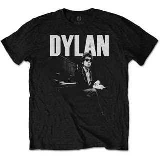 เสื้อยืด พิมพ์ลาย Bob Dylan Sitting Blonde on Blonde สําหรับผู้ชาย และผู้หญิง
