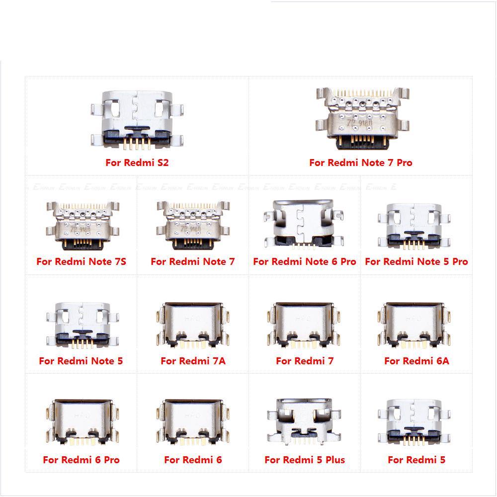 Usb Jack Connector แท่นชาร์จปลั๊กพอร์ตสําหรับ XiaoMi Redmi S2 หมายเหตุ ...