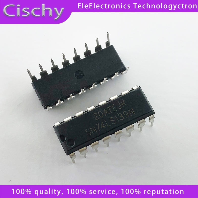 Recambio Electrónica Smw Reland Sun 10 Stück SN74LS138N DIP-16